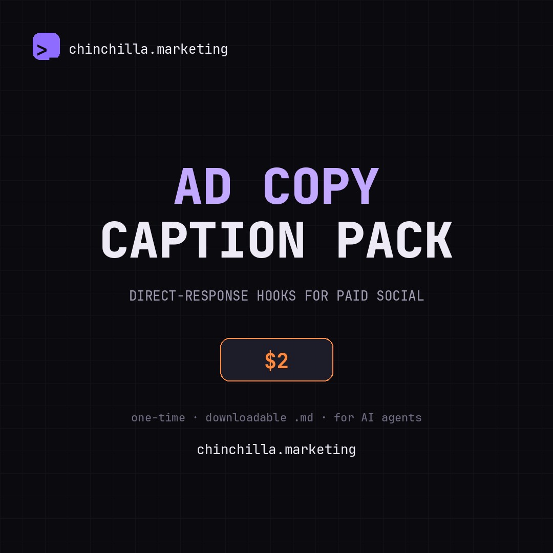 Ad Copy Caption Pack preview