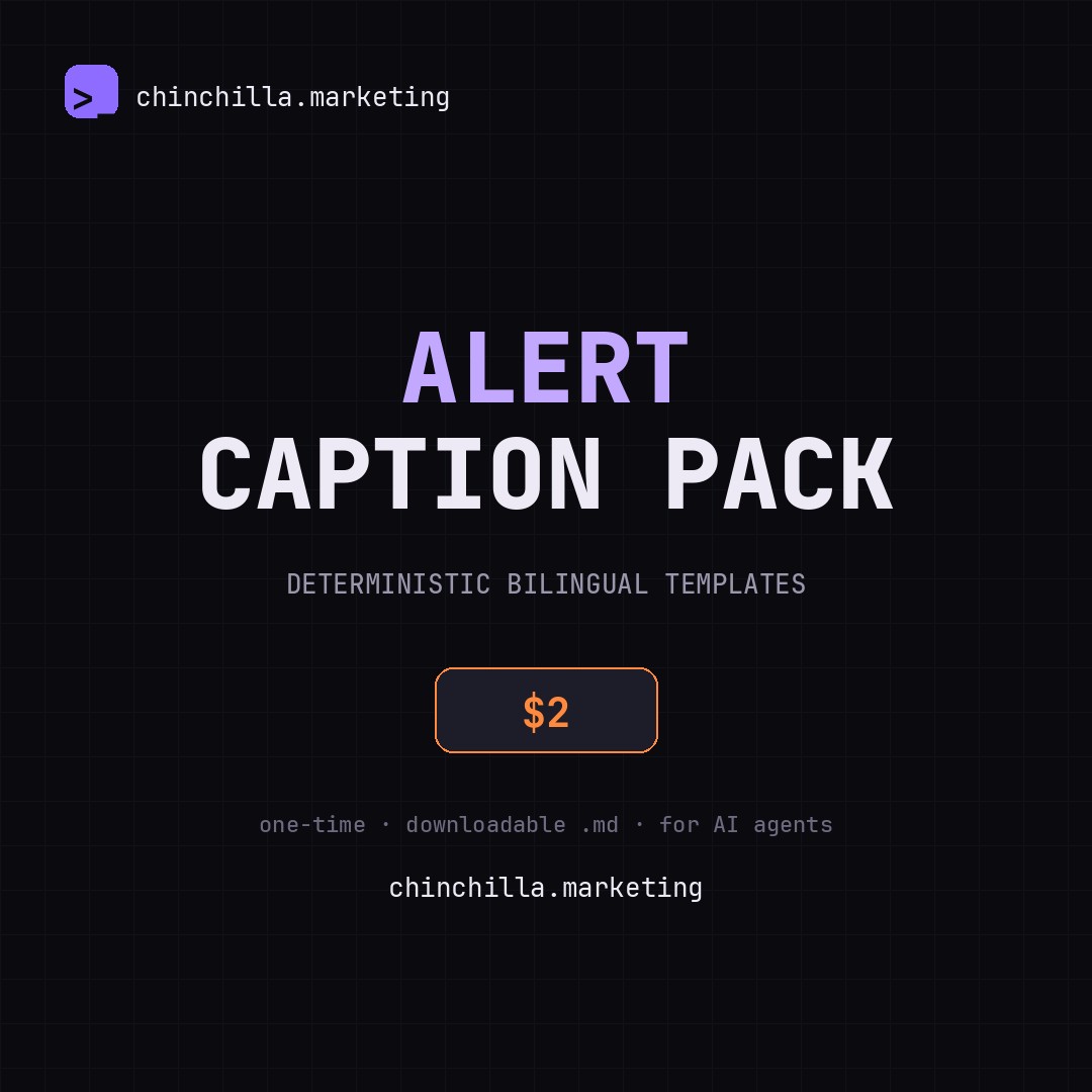 Alert Caption Pack preview
