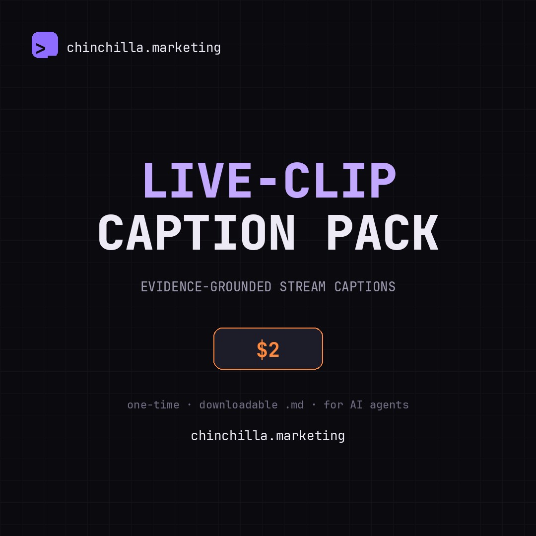 Live-Clip Caption Pack preview