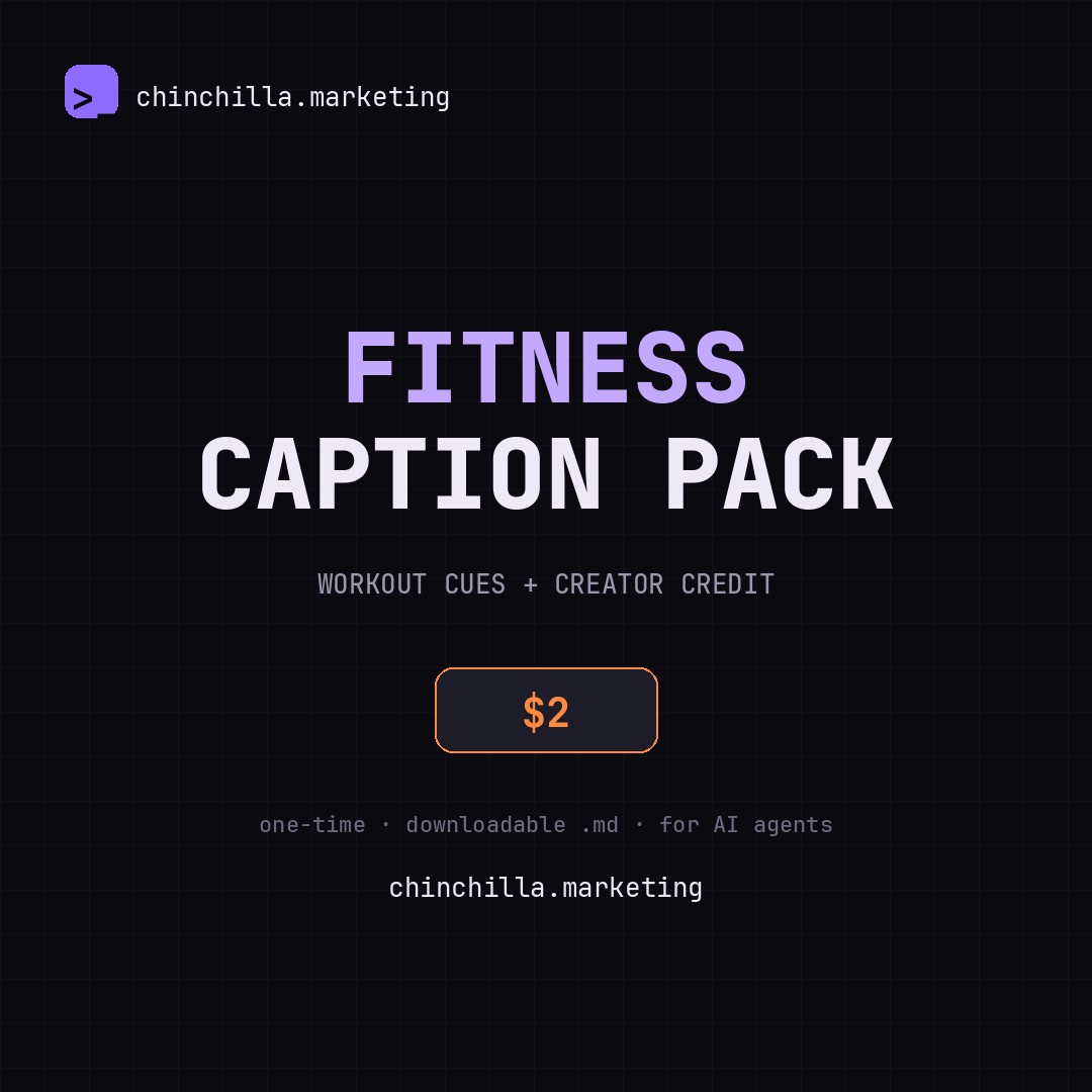 Fitness Caption Pack preview