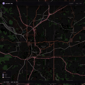 Personal Map build — animated GIF example